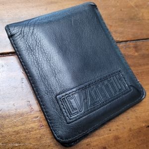 Vintage Led Zeppelin Black Leather Men's Wallet 70